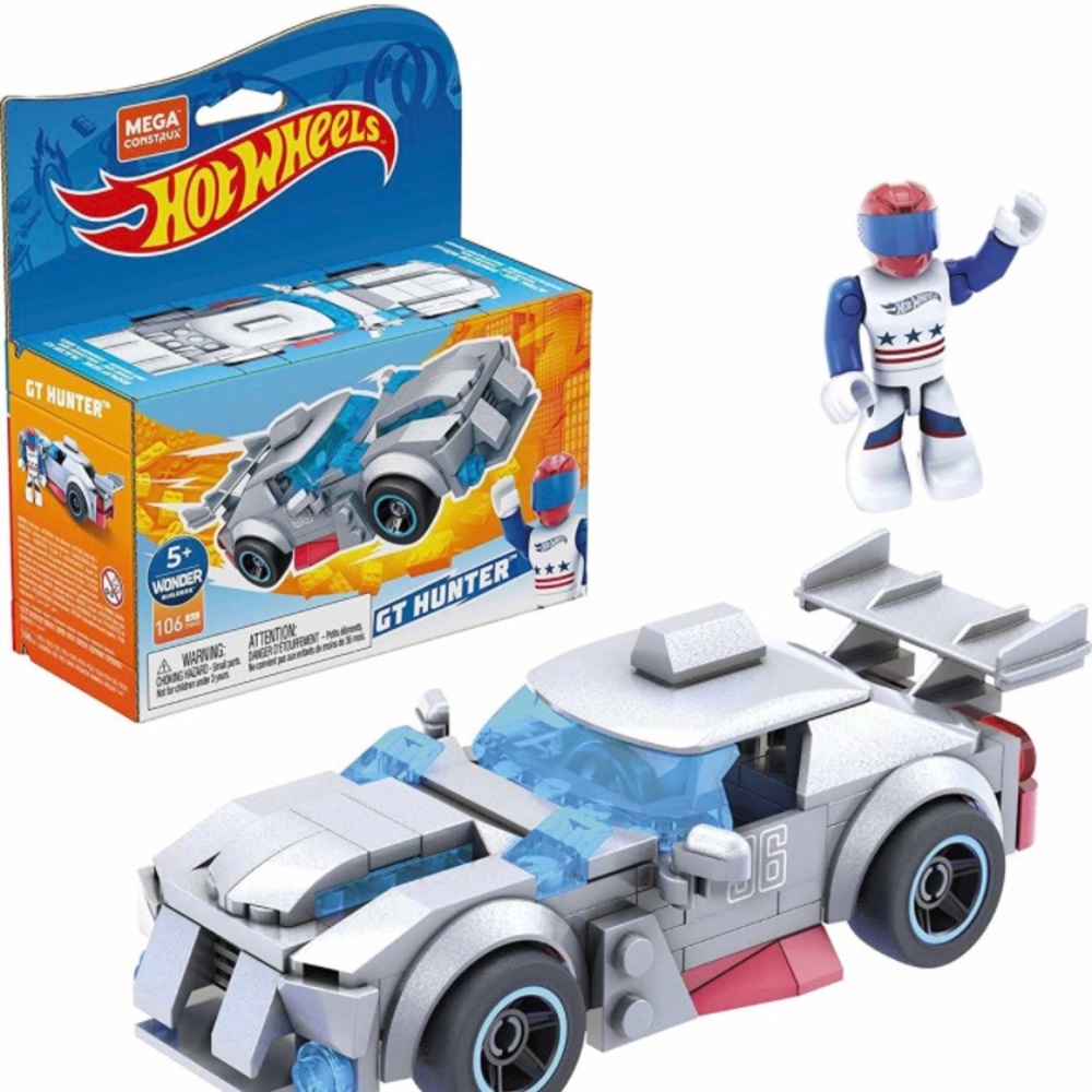 Hot Wheels Mega Construx GT Hunter Construction Set, Building Toys for Kids 5
